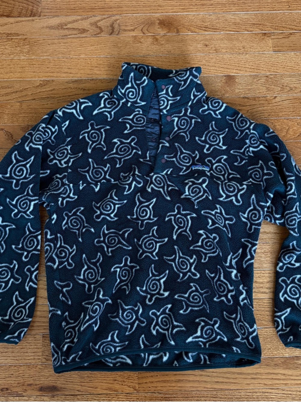 Rare Vintage Patagonia Synchilla Fleece Zen Turtle